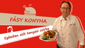 Egészben sült tanyasi csirke